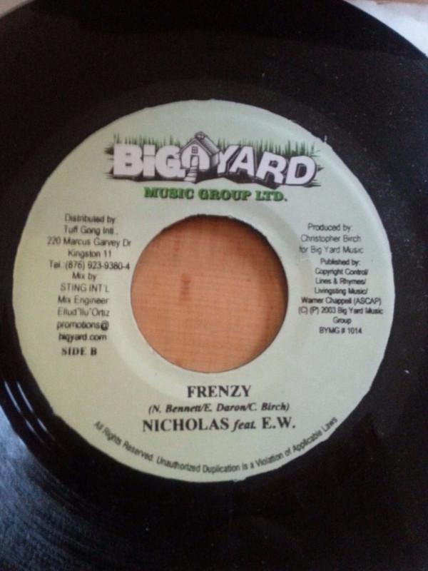 

7inch Record CHICO / NICHOLAS BENNETT, E.W. - Chemistry / Frenzy BYMG1014 Big Yard Music 2003 Jamaica Reggae, Ska & Dub Used