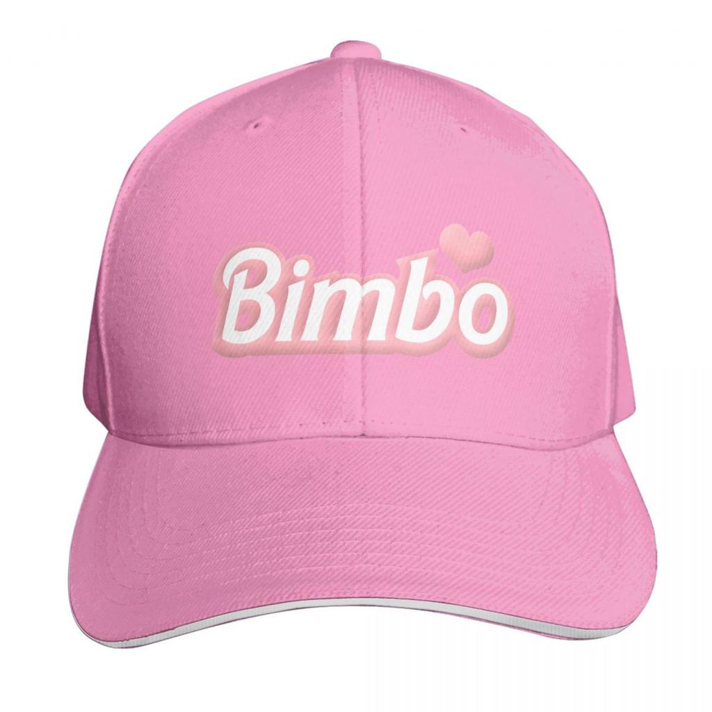 Bimbo Doll Love Heart Baseball Cap Contrast Two Tone Brim Snapback Flat Bill Strapback Dad Hat