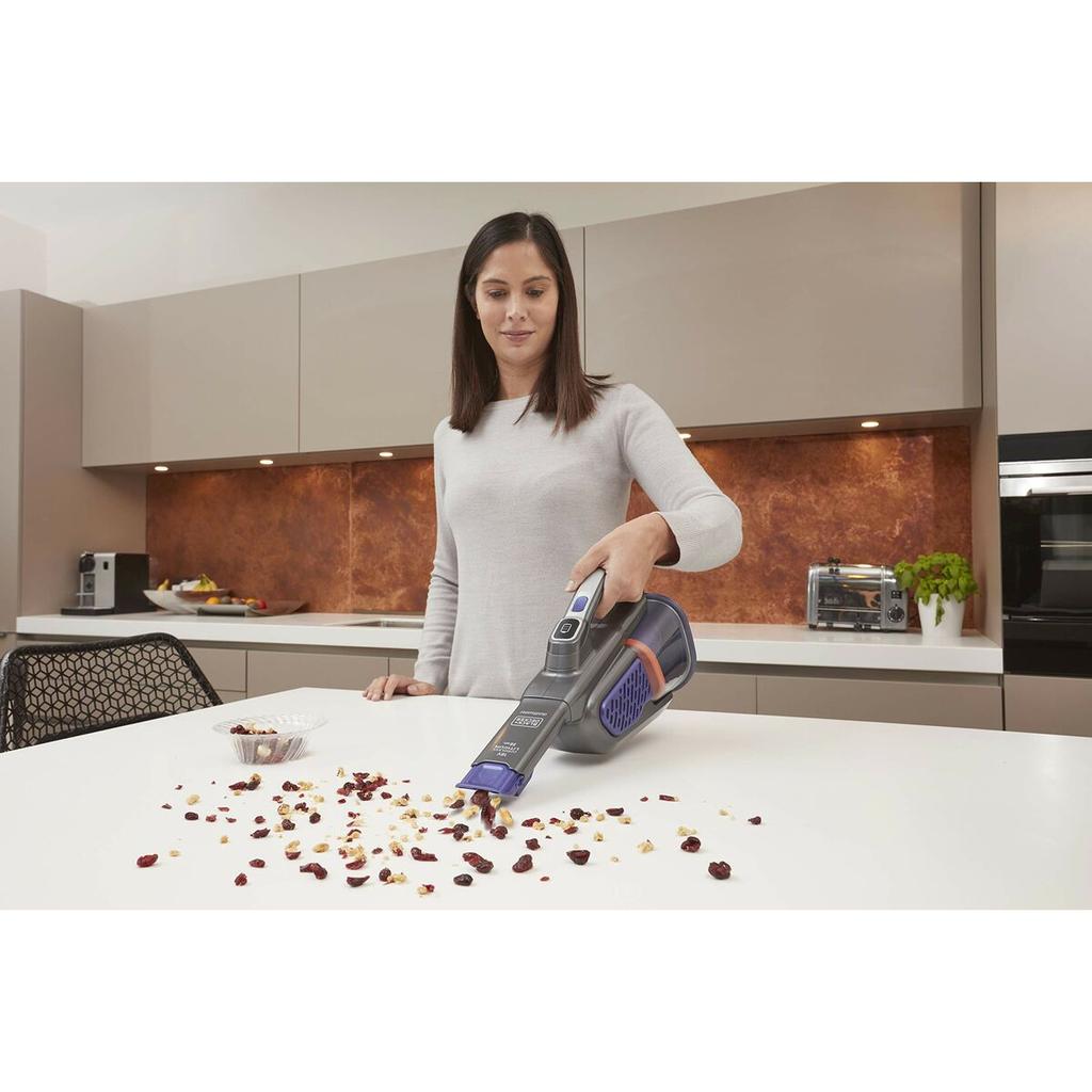 Black+Decker Bhhv520bfp Handheld Vacuum Cleaner 18V Black/Purple