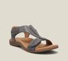 Nuove sandali con plateau taglia grande suola spessa tacco zeppa scarpe da donna fibbia a velcro con sandali a bocca di pesce