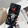 Cartoon Astronaut Art Funda Phone Cover Case for Apple iPhone 17 Pro Max Air 14 13 11 16 XR XS MAX 12 15 Pro 7 8