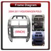 2Din Android Car-Play Car Radio,Volkswagen Polo Mk4 IV 2001-2009,Multimedia Player Head Unit Stereo GPS Navigation BT WIFI,1+16GB