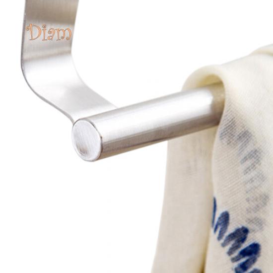 Daggyanas Hut Bathroom Kitchen Cabinet Over Door Hanging Stainless Steel Towel Rack Holder Hanger