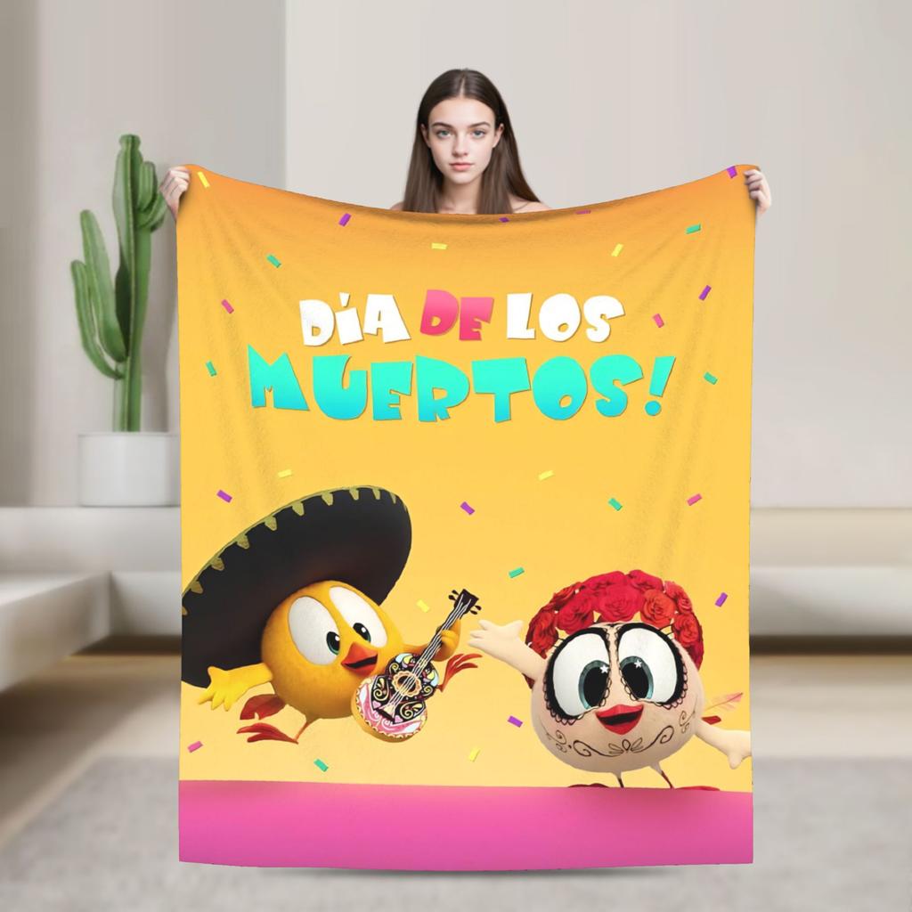 Waar is Chicky Deken Picknick Flanellen Plaid Voor Slaapkamer Warm Zacht Ontwerp Kwaliteit Sprei Cadeau