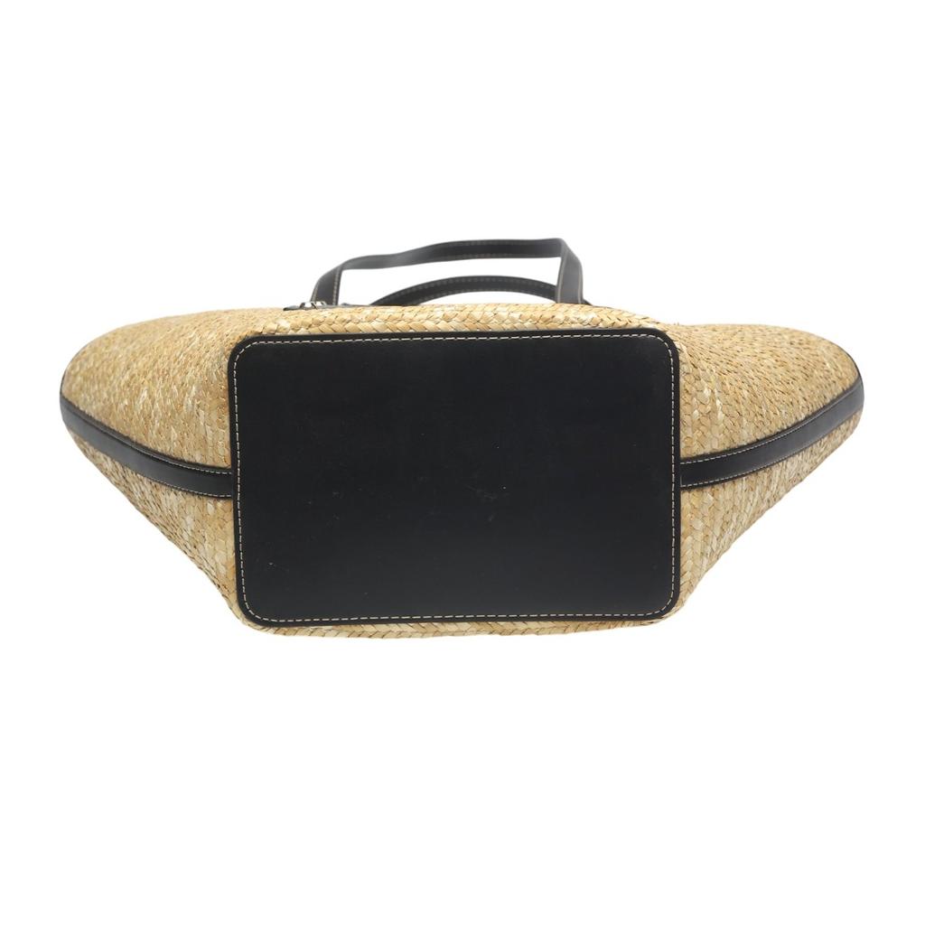 Michael Kors Kimber Large capacity Handbag canvas Ivoryx black Women 35T2G7KT71 Used
