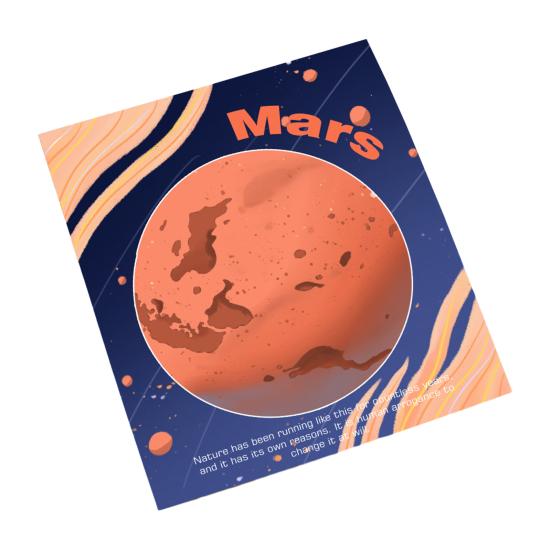 Planet-Themed Round Note Pads Creative Earth Moon Self-Adhesive Memo Pads for Students Practical Office School Supplies