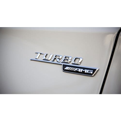 Benz W176 W117 Genuine AMG TURBO Fender Badge Left and Right Set