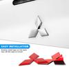Car Logo Front Rear Stickers Decoration Badge Accessories For Mitsubishi 9 Ralliart ASX L200 Colt Outlander Pajero Lancer Cross