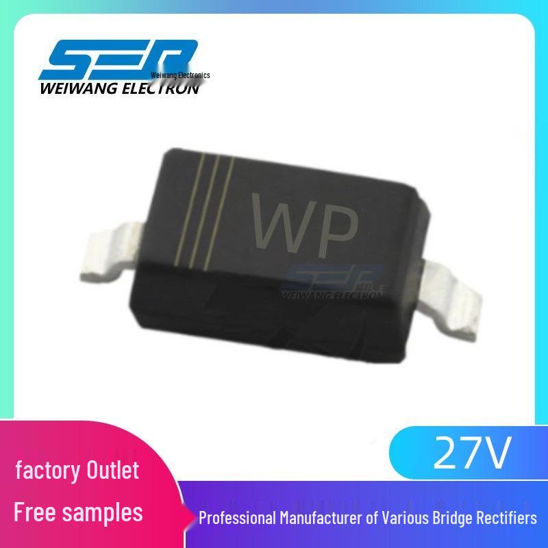 

SEP 27V Voltage Regulator Tube BZT52C27V SOD-123, Screen Printed WP 0.5W