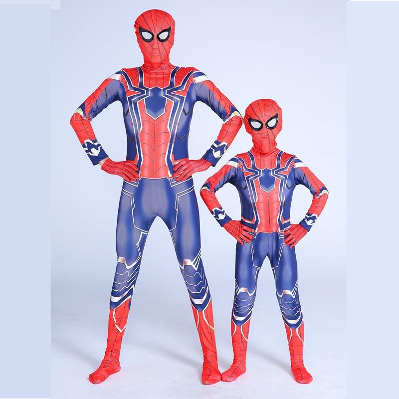 

Halloween Iron Spider 2 Tights Kids Boy Heroes Returns onesie Extraordinary Costume 100 yards