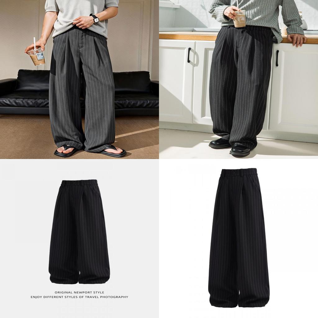 Port Authority Lässige Herrenhose mit Streifenmuster für Frühling Jugend Urbaner Stil