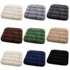 Memory Foam Striped Plush Seat Cushion Ultra Soft Car Seat Pad Waist Cushion  for Wheelchair