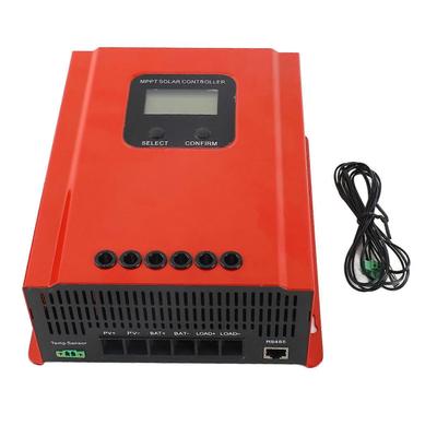 Controlador Solar 60A MPPT Controlador de Carga Solar Comunicación RS485 12V 24V 36V 48V Identificación Automática Regulador Solar