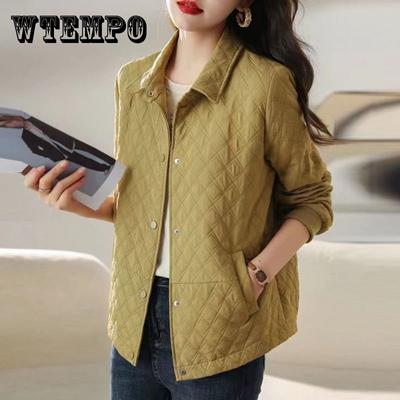 Autumn Winter Korean Style Solid Simple Buttons Jacket Ladies Elegant Fashion All-match Cotton Coat Top Women Cardigan Outwear