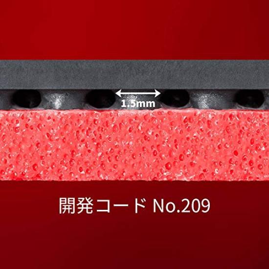 Butterfly Table Tennis Rubber Dignics 09C Adhesive High Tension Soft Back 06070 Red Extra Thick Black