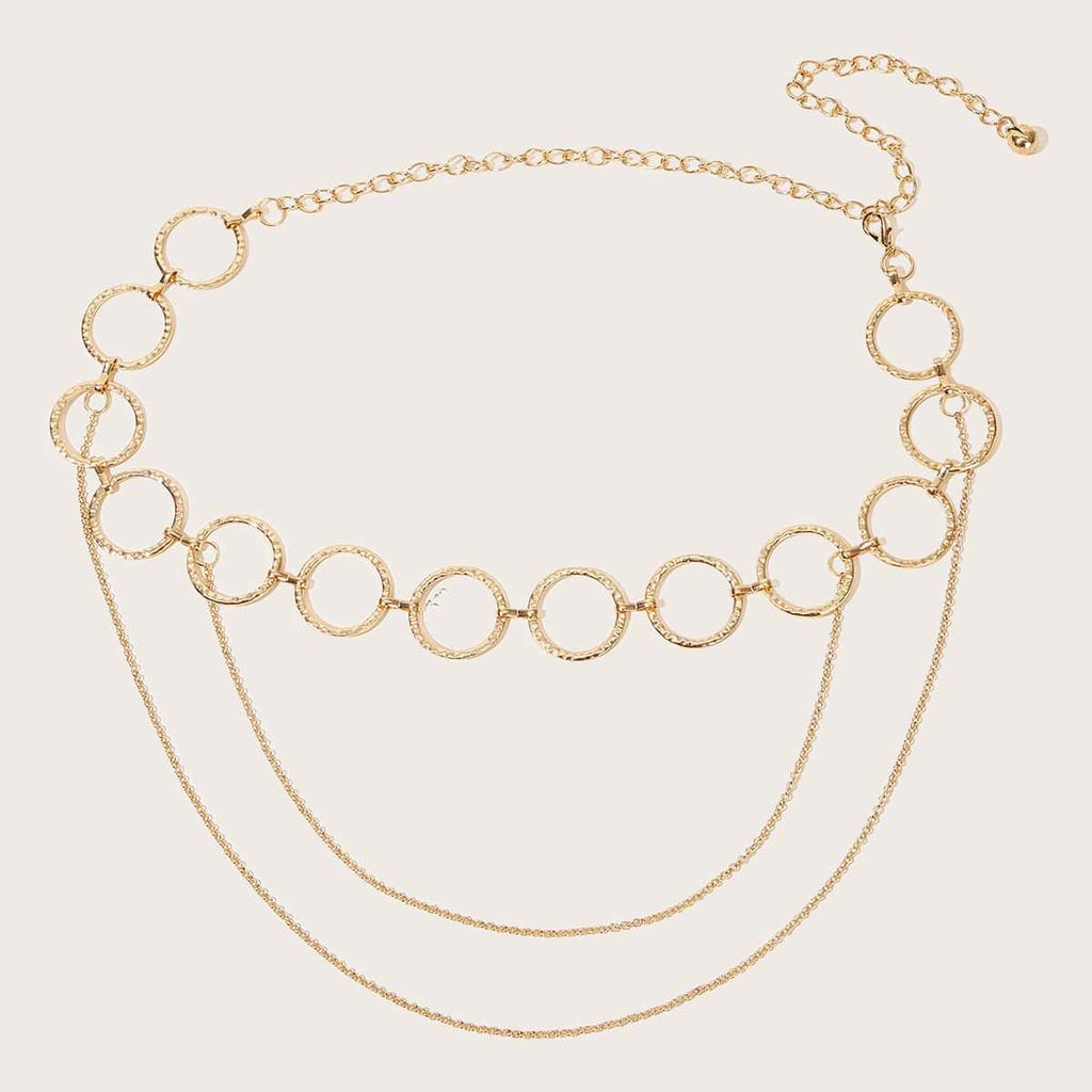 Women's Versatile Fashion Waist Chain Ring Waist Chain Simple Fashion Women's Versatile Waist Chain Metal Women's Waist Chain