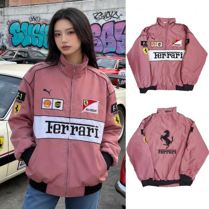 Gruba Bawełniana Haftowana Kurtka Motocyklowa Unisex Ciepła Odzież Wierzchnia Sporty Rowerowe