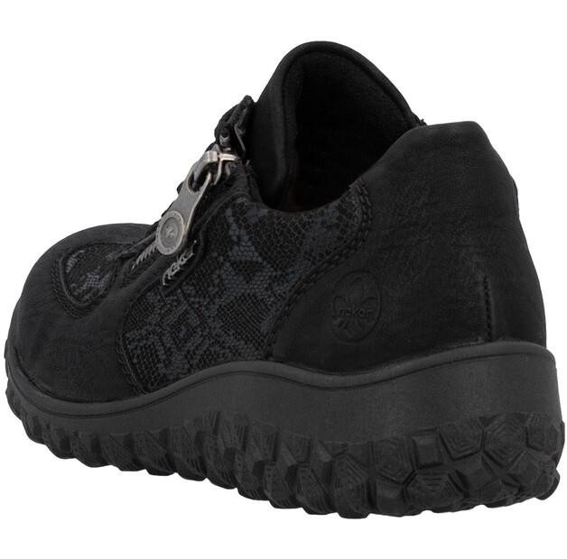 Women's Ankle Boots Rieker Black-reptil
