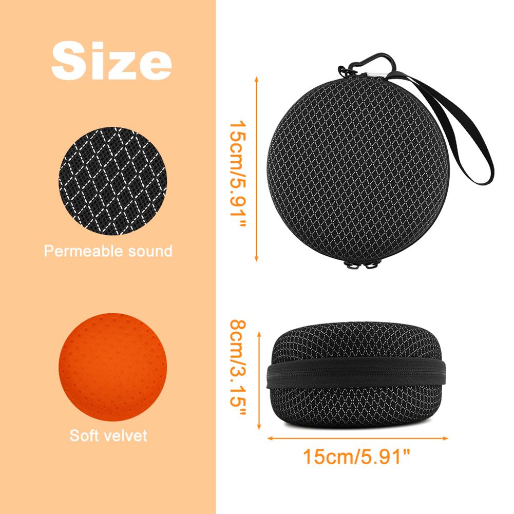 For Beosound 1/2nd Gen/3rd Gen Portable Audio Carrying Bag with Mesh Bag Outdoor Speaker Storage Case Outdoor Travel Carry Case