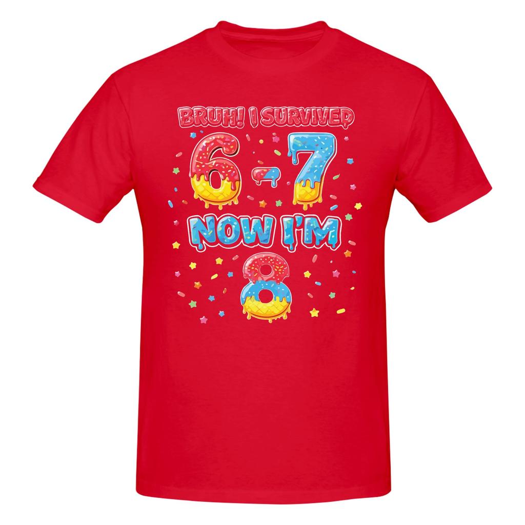 Piece Funny th Birthday Novelty Cotton TShirt Bruh I Survived Party Vibes Tees Tops For Unisex
