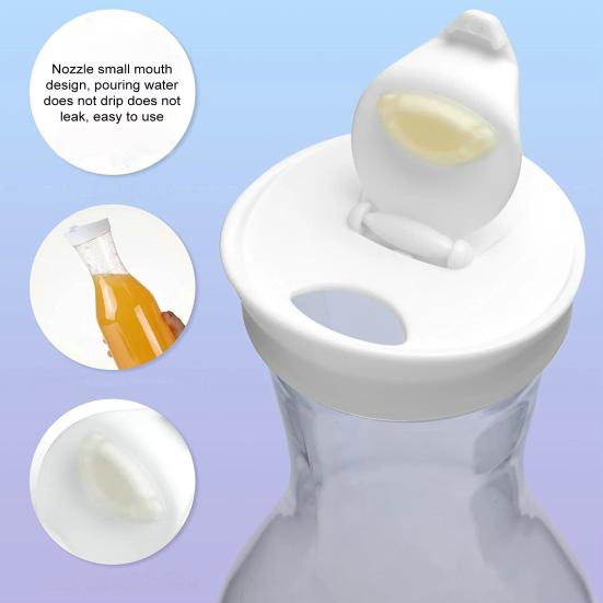 50 Oz Juice Carafe with Lids Airtight Drink Pitcher for Fridge Storage Easy Pour Milk Container Beverage Bottles for Bar Freezer