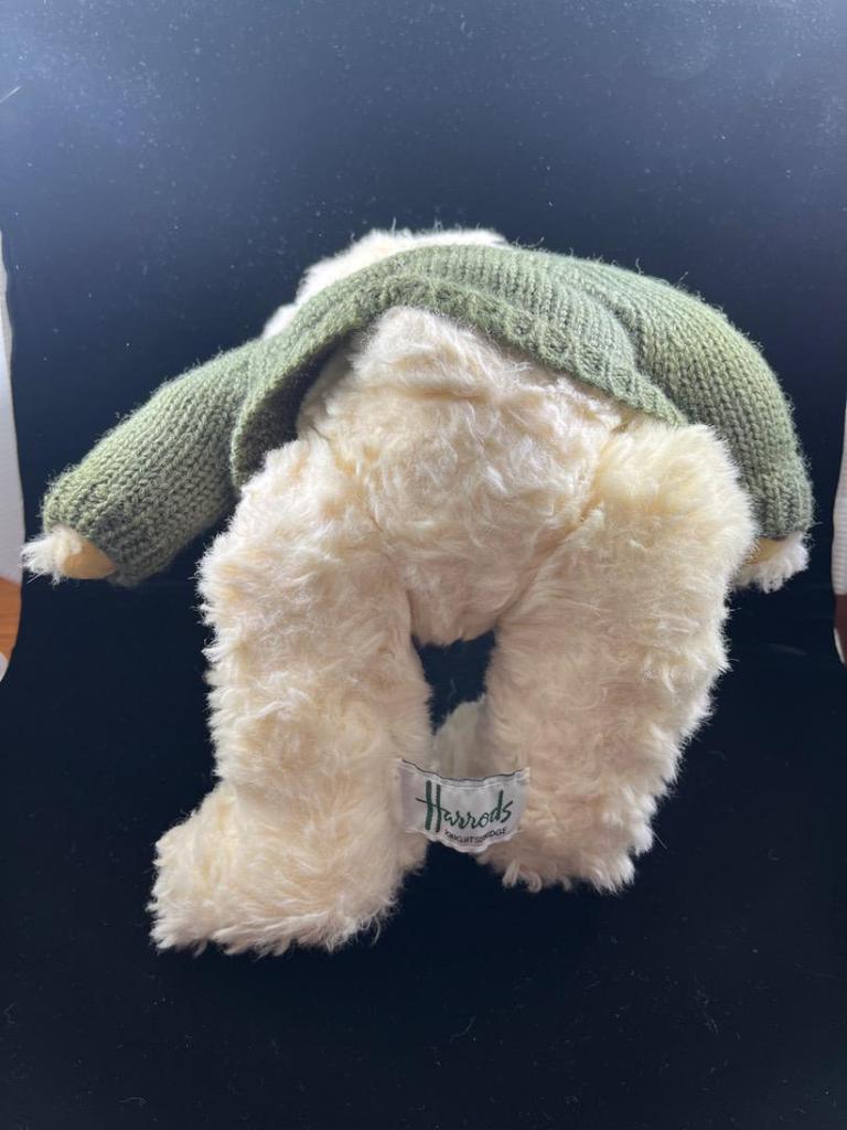 [USED] Harrods Teddy Bear, H-Embroidered Sweater, Plush Toy, Ballpoint Pen