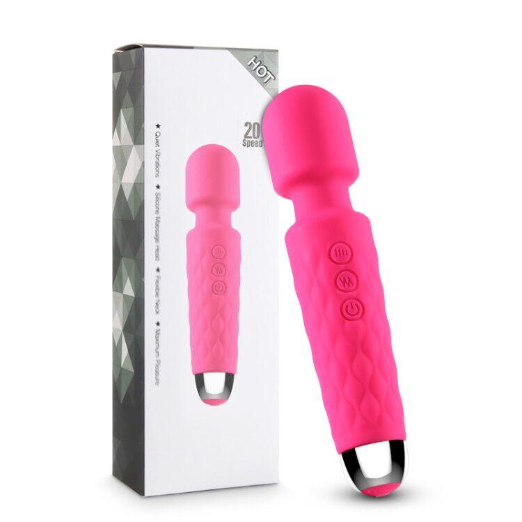 10 Speed Strong Dildo AV Vibrator for Women Vagina Clitoris Stimulator Vibrators Magic Wand Massager Erotica Sex Toys for Adults