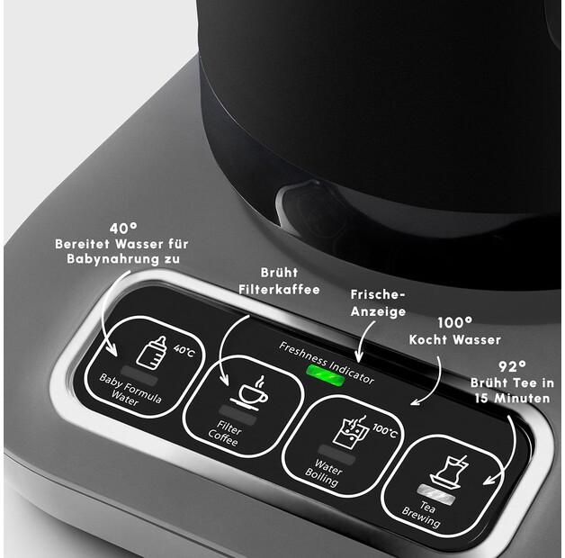 Чайник Karaca Caysever Robotea Pro 4 в 1 серый (153.09.01.1243)