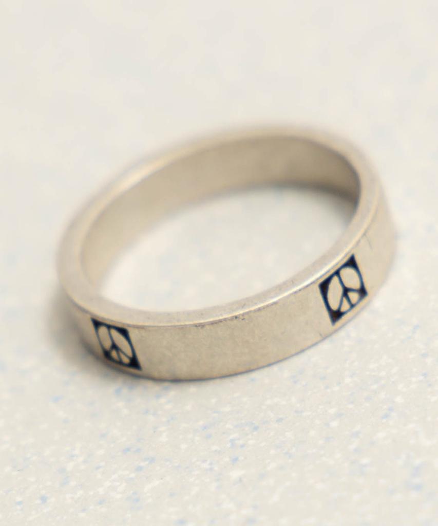 Towtow Archive Carved Ring Set Silver