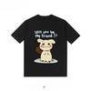 Fashion New Unisex and Unisex Print Tshirt Harajuku Y2K Street Loose Casual Shortsleeved Y2k Vintage Retro Hippop Tops