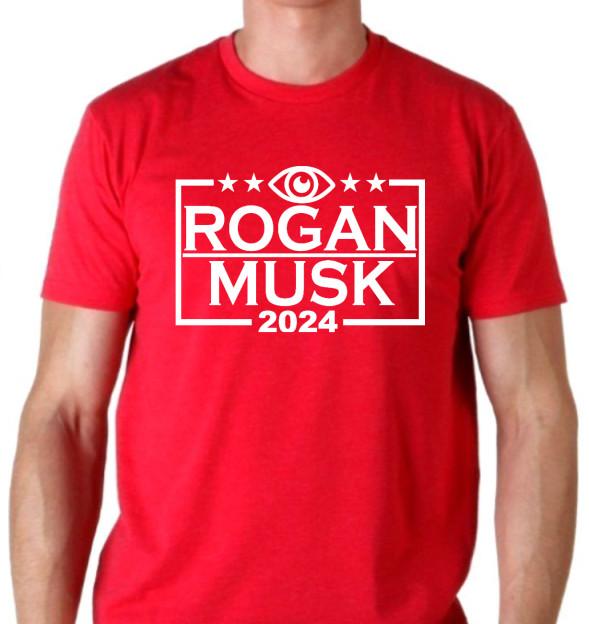 Rogan Musk 2026 Funny Presidential Race Election President t-shirt tee XXXL