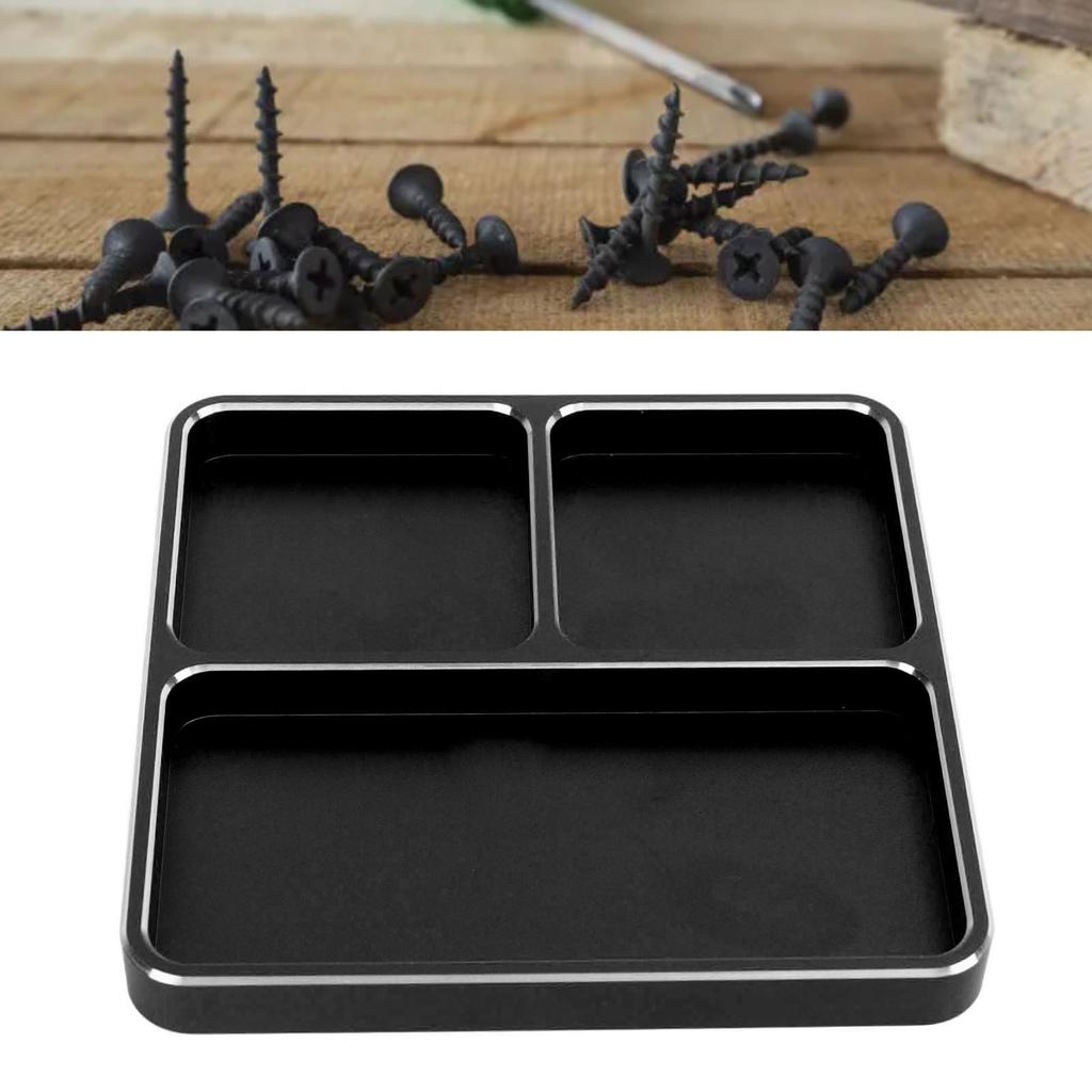 Metal RC Screw Tray Aluminum Alloy Screw Fitting Disk RC Repair Tool for RC Car Boat Model Airplane