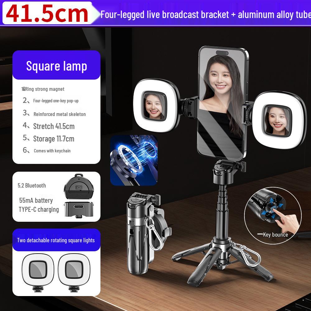New P15C Magnetic Selfie Stick with Bluetooth Remote – Portable Travel Stand for Photos & Live Streaming