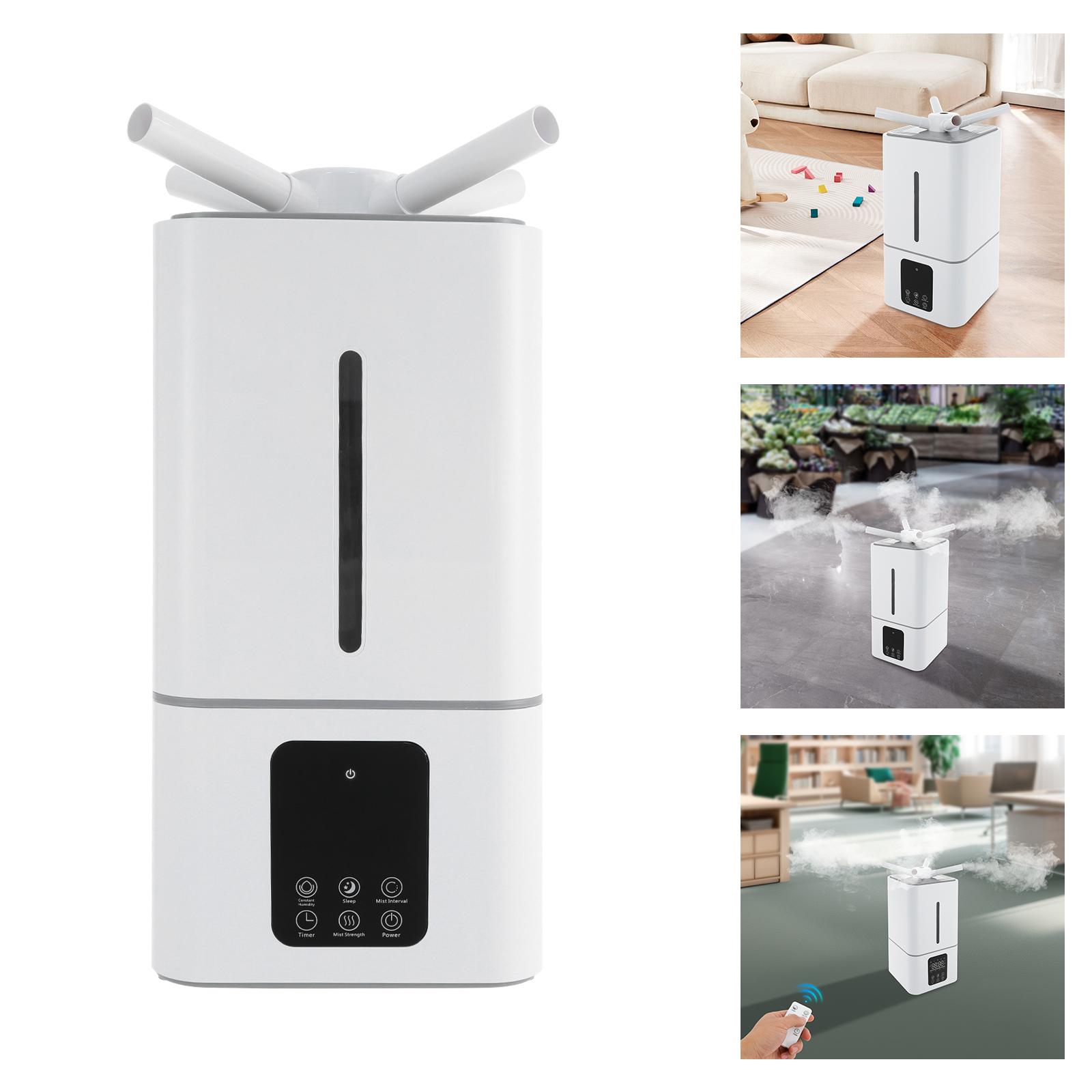 

15L Commercial ABS Humidifier,White Rectangle Humidifier Floor Standing Touch + Remote Control for Large Home& Office US белый