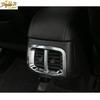 For Jeep Cherokee 2014-18 Chrome Interior Rear Air Vent Outlet Cover Trim Frame