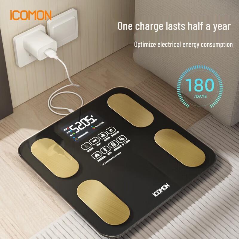 

ICOMON Smart Rechargeable Body Fat Scale