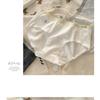 Plus Size Mid Waist Solid Pure Cotton Antibacterial Breathable Women Underwear Panties