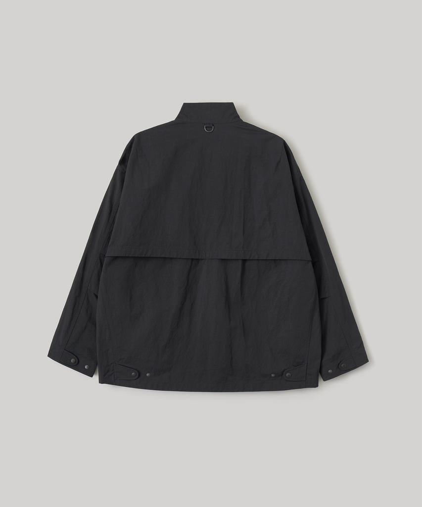 Another Office Motorcycle High-Neck Jacket (Black)