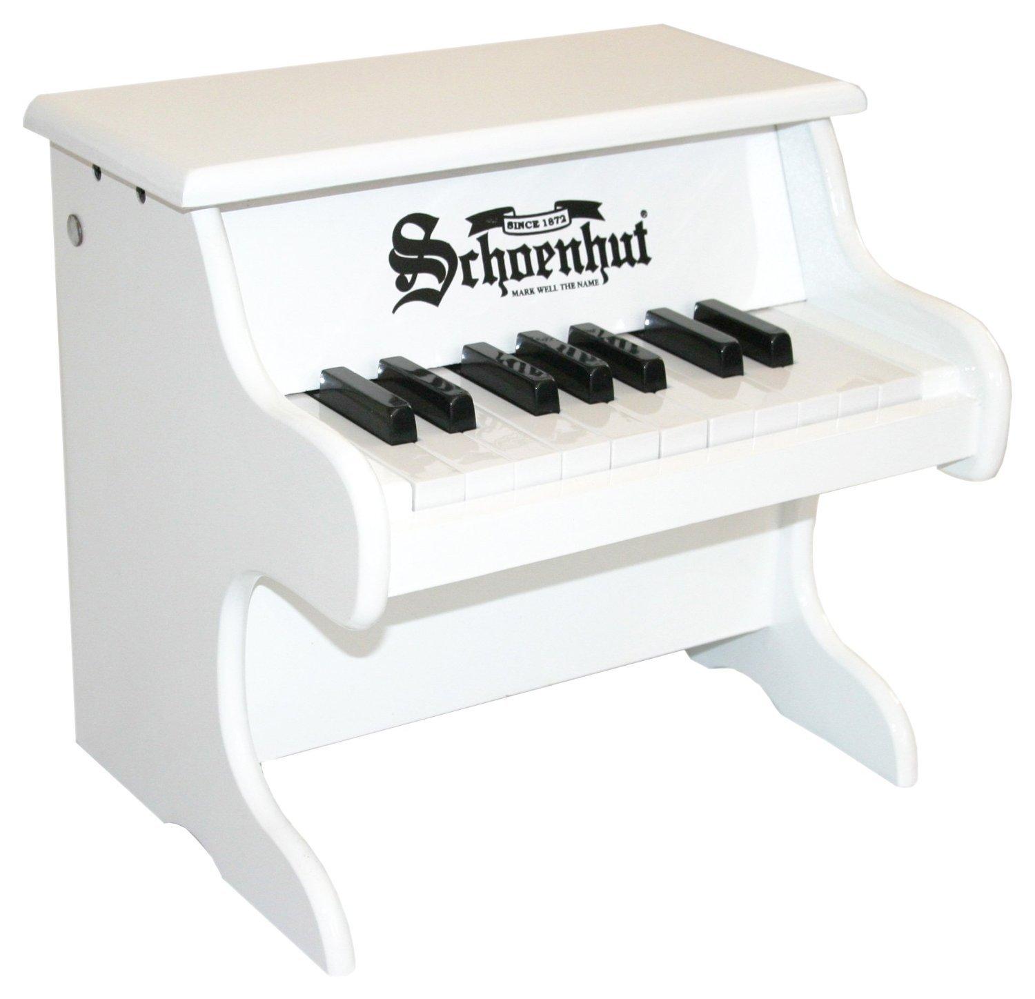 

Белое Первое Schoenhut 18-клавишное Мое пианино 1822W белый