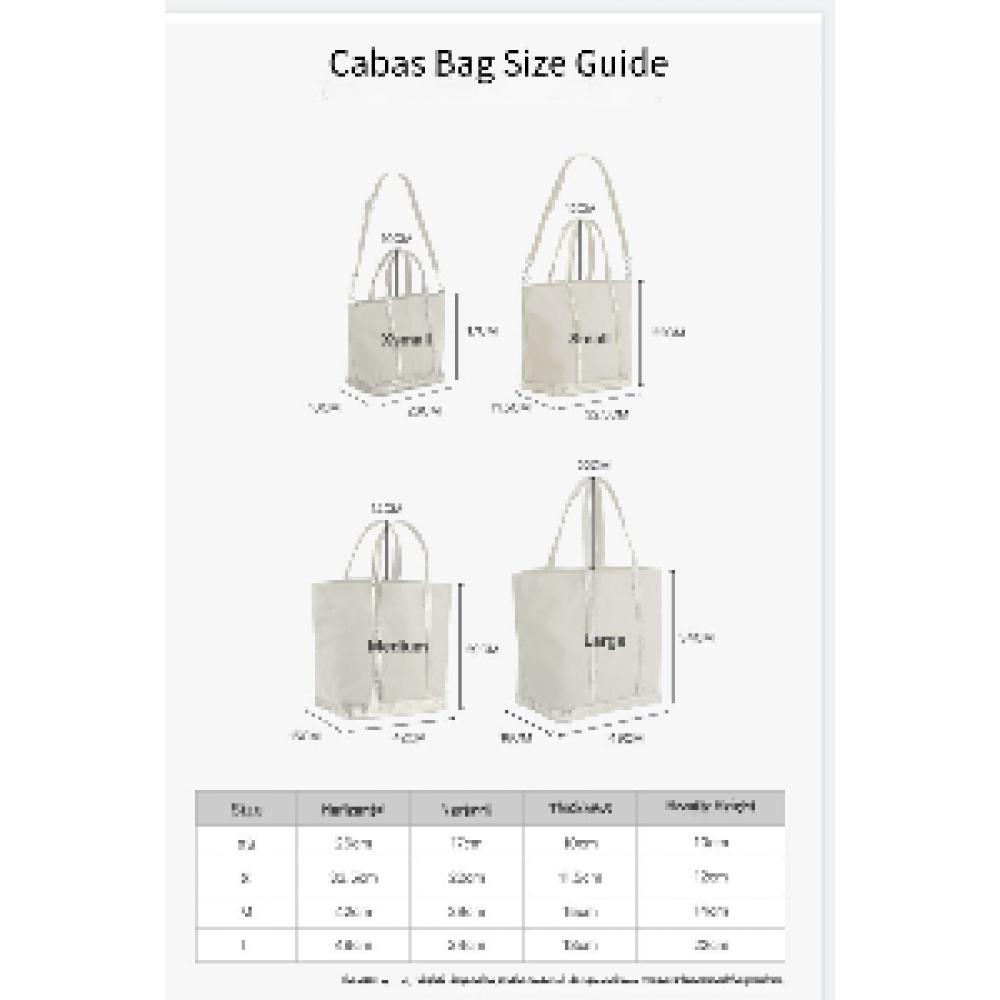 Vanessabruno Large L Cabas spangLe Cotton Tote Bag
