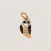 New Arrival Natural Animal & Mushroom Pendant, DIY 18K Gold Oil Painting with Color Retention