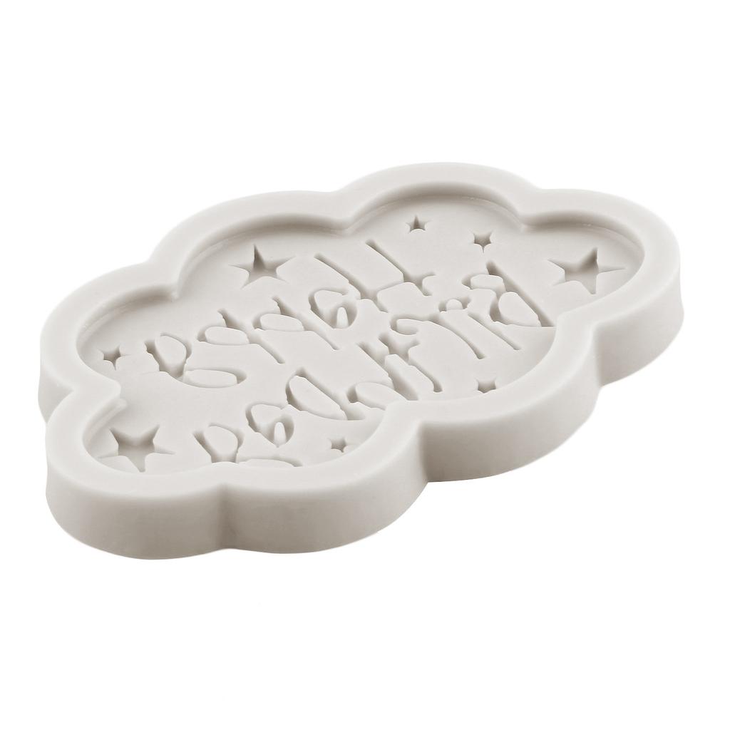 DIY Wolke Form Alles Gute Zum Geburtstag Buchstaben Silikon Form Cupcake Backen Schokolade Fondant Formen Süßigkeiten Kuchen Dessert Dekorieren Werkzeuge