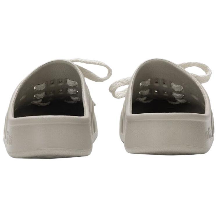 adidas ADILETTE CLOGS Rutschfeste Geschlossene Zehen Hausschuhe Unisex Grau JQ2118