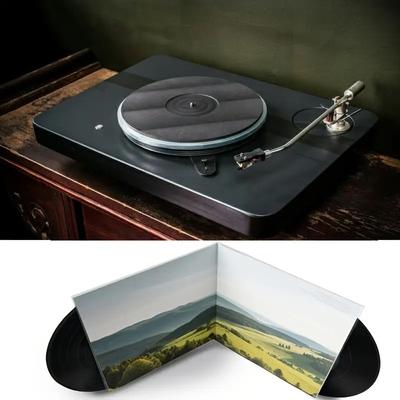 3/5/15/20 Piezas Fundas para Álbum de Vinilo Plegables de Doble Cara Funda para Disco LP Antiestática a Prueba de Polvo Protección para Discos con Doble Abertura