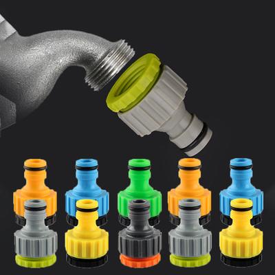 5pcs Hose Faucet Quick Connector Threaded Adapter For Garden Irrigation Thread Adapter PP Faucet Connect The Washing Machine