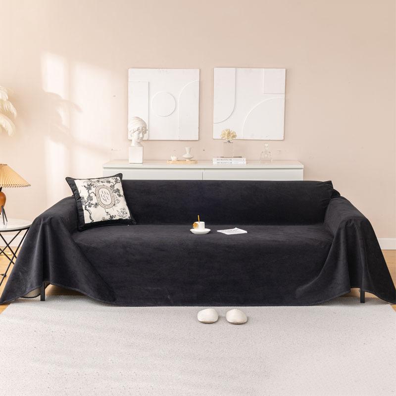 Four Seasons Universal Fabric Solid Color Waterproof Sofa Towel Modern Simple Pet Urine Barrier Sofa Cushion Towel