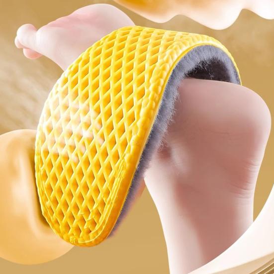 1 Pair Winter Shoe Insoles Moisture Absorbing Breathable Cushioned Memory Foam Insoles High Rebound Anti-Fatigue Thermal Insoles for Cold Weather