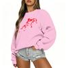 Women's Casual Long Sleeve Round Neck Blouse with Print for Daily Wear