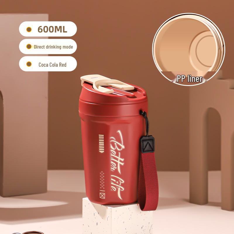 304 Double-Layer Stainless Steel Travel Thermos Mug