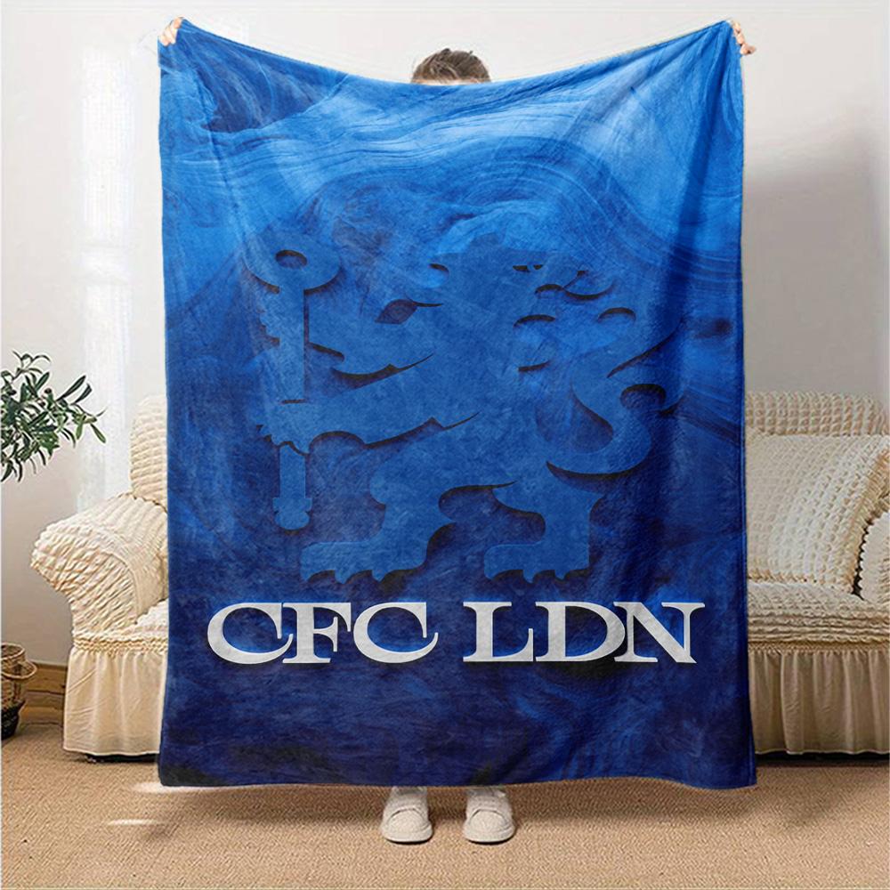 Chelsea Fc Football Player Blanket Warmthful Decor Suitable for Bedding Office Chair Sofa for All Seasons Stylish Decor